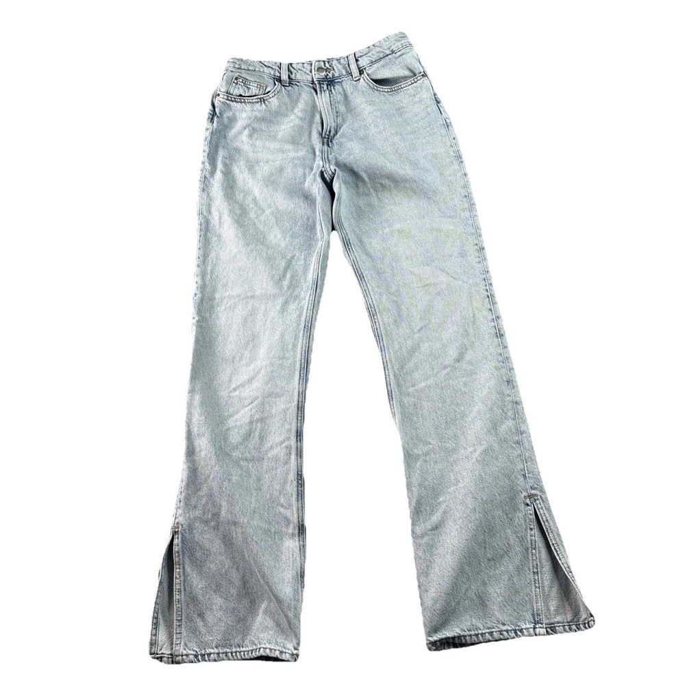 H &‎ M  Straight Leg Light Blue Denim Jeans Size US 6